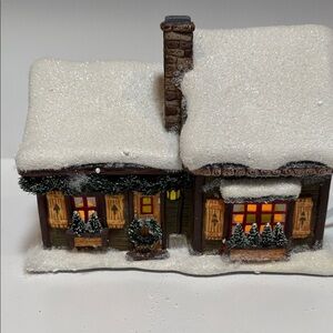 Snowy Pine Isles Holiday Village House Decor